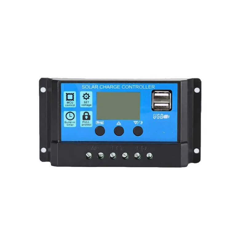 30A Intelligent LCD Solar Charge Controller 12/24V DC